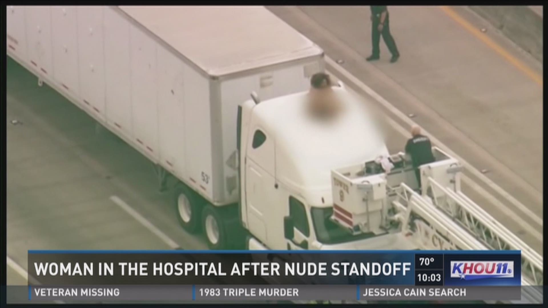 Naked Dancing Woman Shuts Down Highway Khou