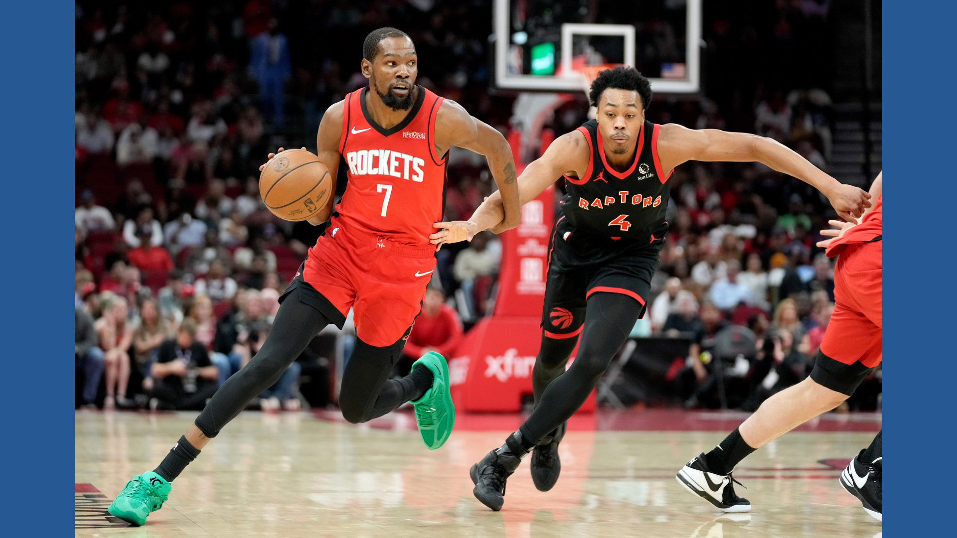 Durant, Thompson lead Rockets to 113-99 win over Raptors | khou.com