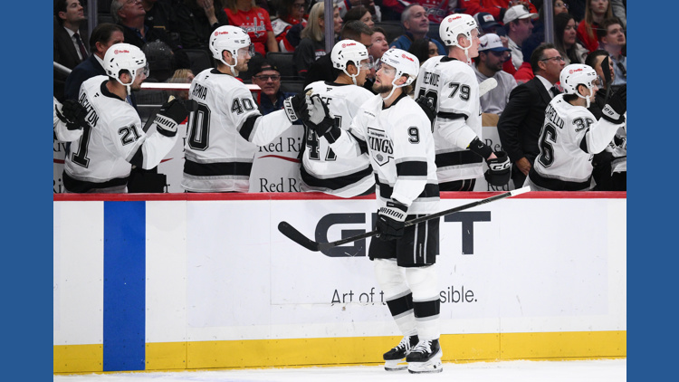 Adrian Kempe scores 2 goals and Kings beat Capitals 5-2 for first win ...