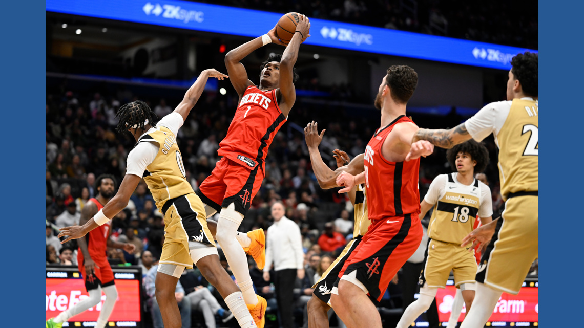 Houston Rockets Button Press Rockets beat the Wizards 123-118 after Trae Young gets ejected for ...