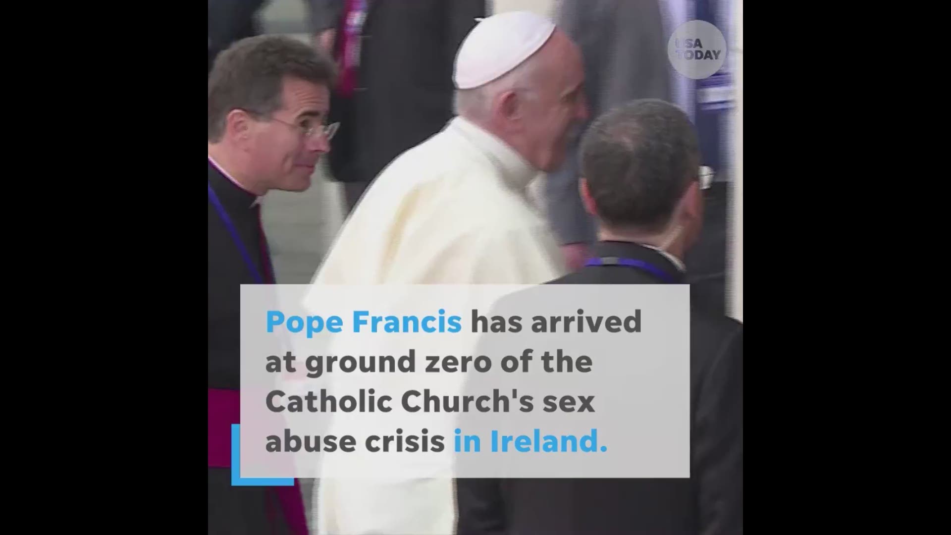 In Ireland, Pope Francis meets with Catholic Church sex ...