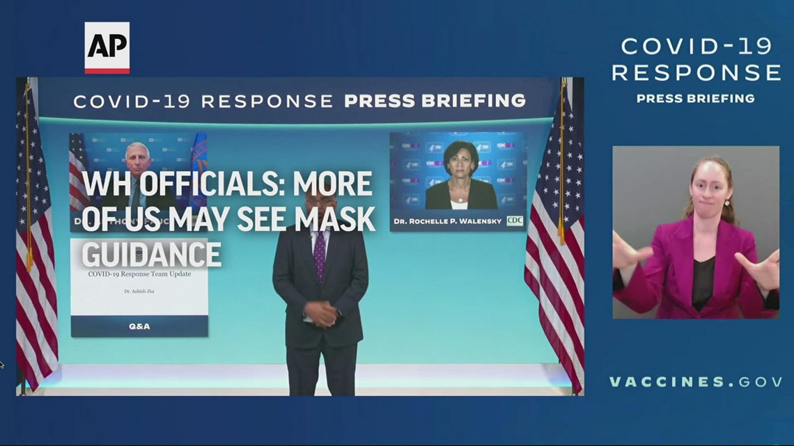 White House Officials: More of US may see mask guidance