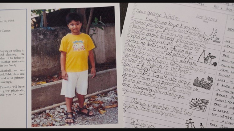 George H.W. Bush wrote letters to a Filipino boy under the pseudonym 'George Walker'