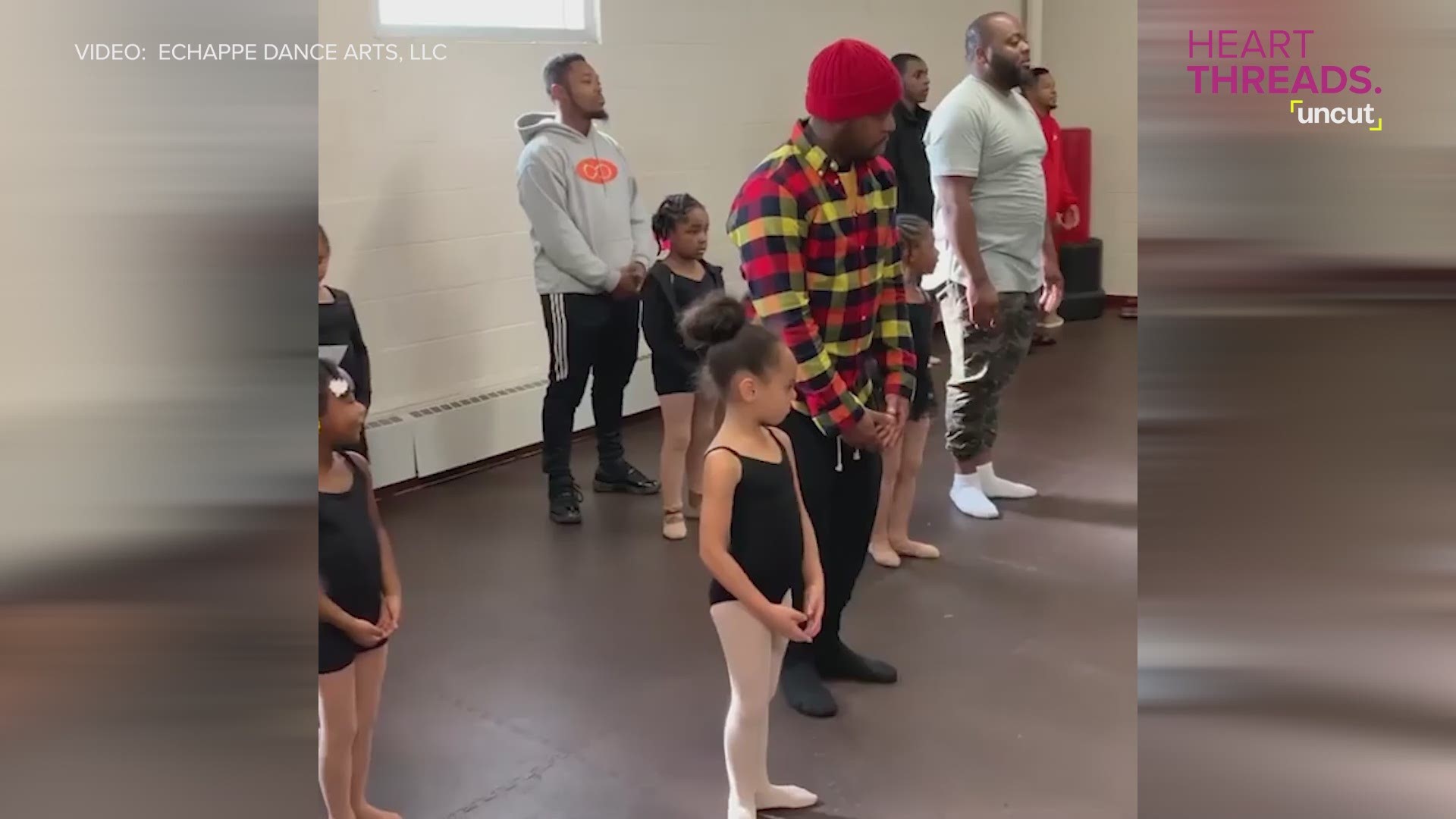 Dads Dance With Daughters At Ballet Class
