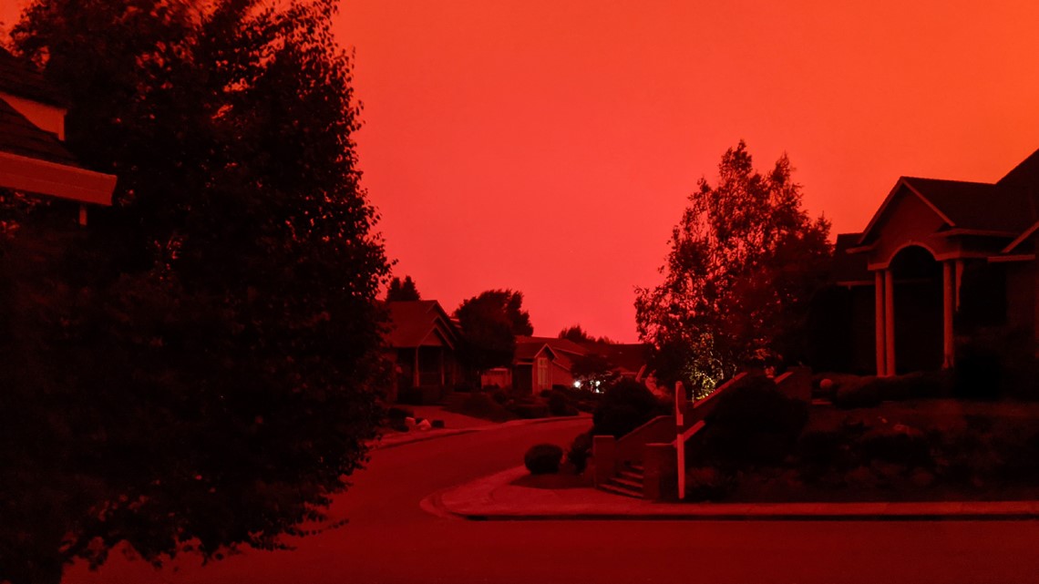 California Bay Area Sky Turns Orange As Wildfires Rage On 7353