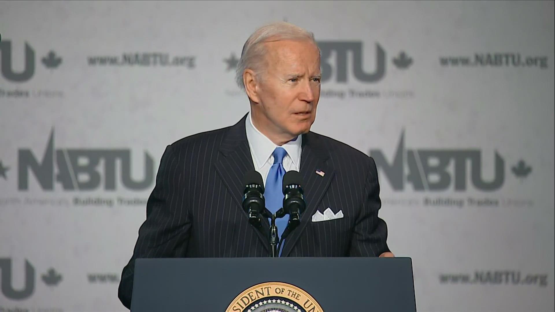 President Joe Biden said the US is adding another round of sanctions following horrific scenes in Bucha, Ukraine.