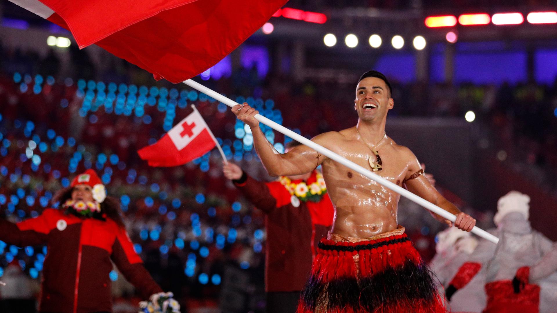 Tonga Shirtless Flagbearer Pita Taufatofua Not Competing In Paris ...