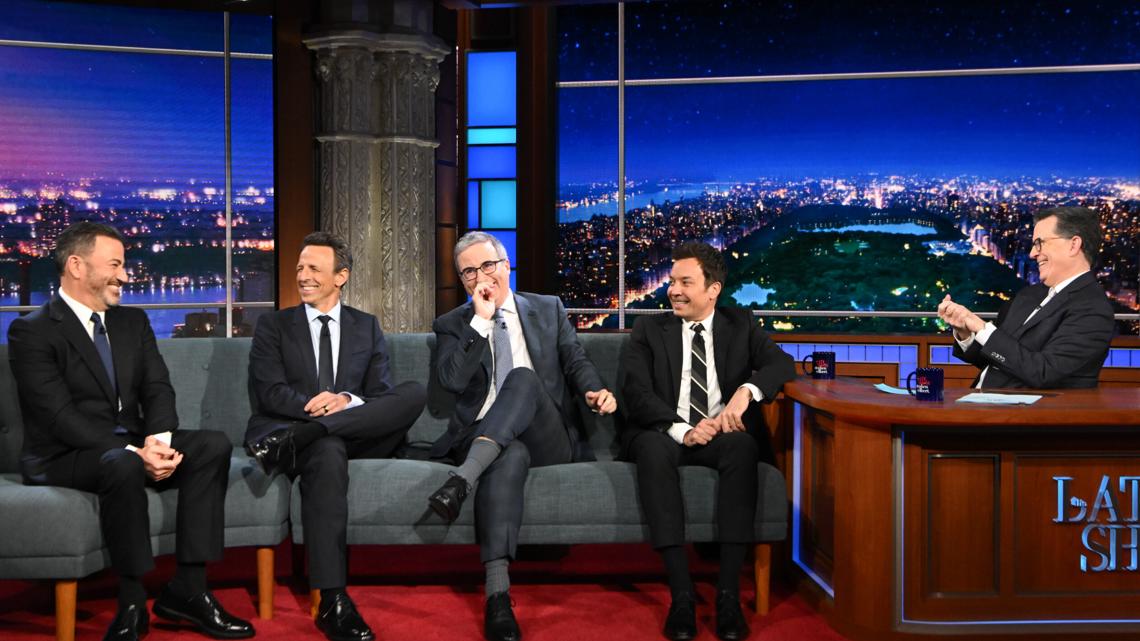 Outside of the final guest, who Colbert kept a secret until Wednesday's episode, there were 15 celebrity cameos.