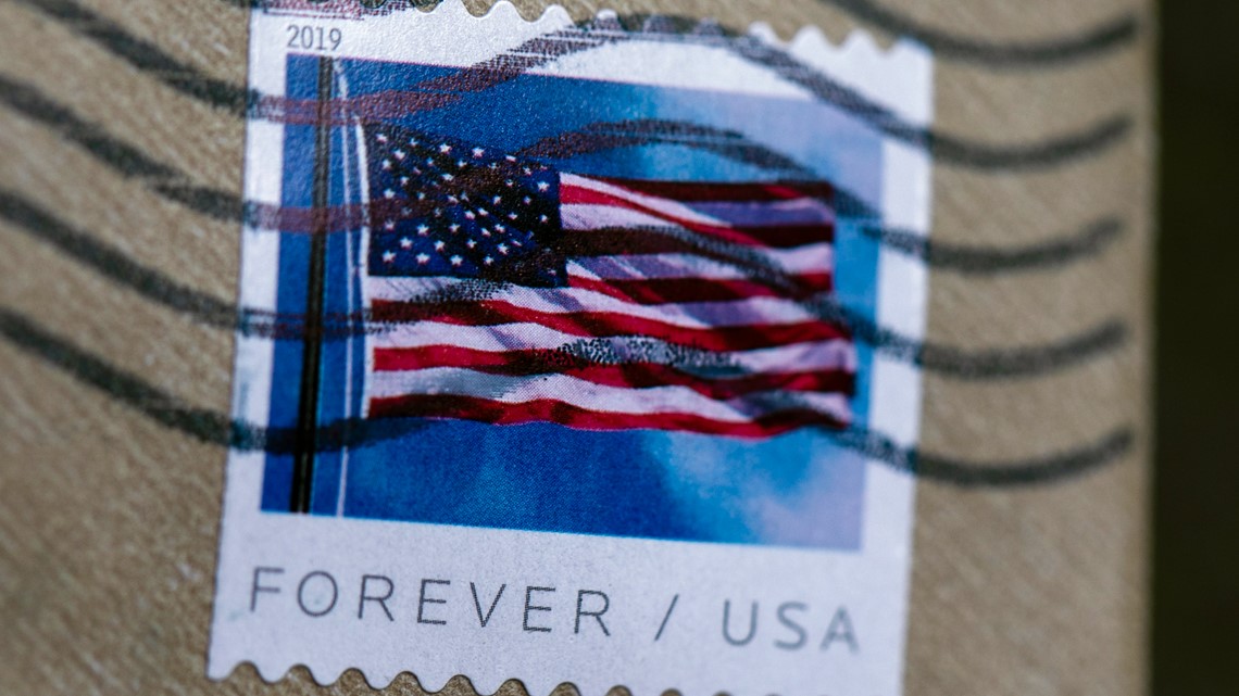 USPS issues second air mail Forever stamp