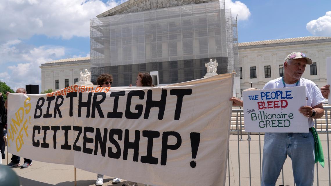 Supreme Court hears landmark birthright citizenship case on Wednesday ...