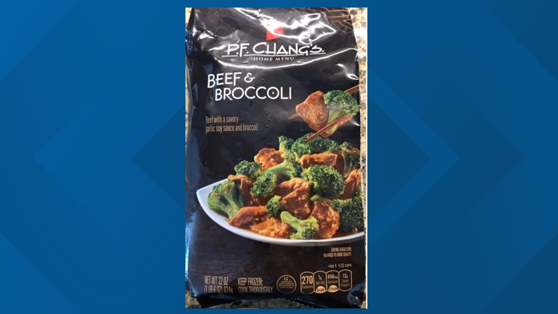 Daging sapi beku dan brokoli PF Chang ditarik karena salah merek