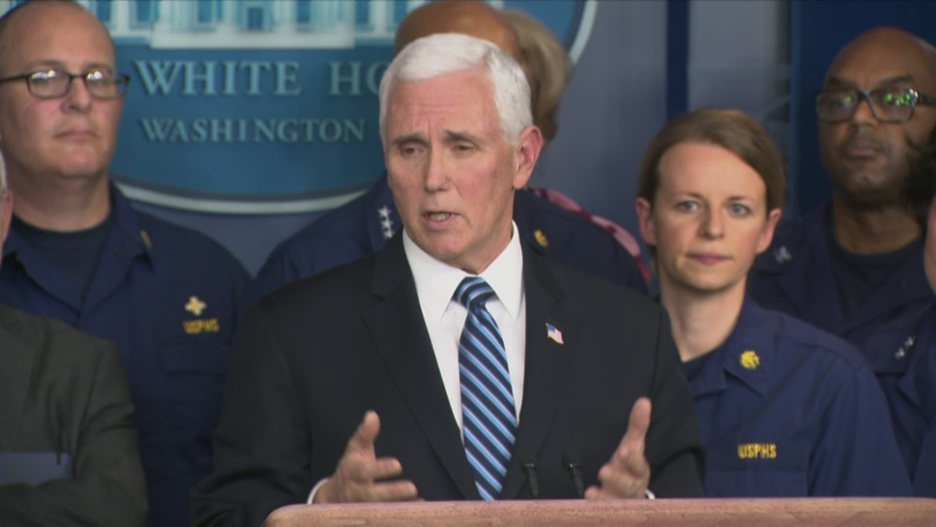 Vice President Pence encouraged everyone to continue taking steps to prevent the spread of coronavirus and think of those who may be at high-risk.