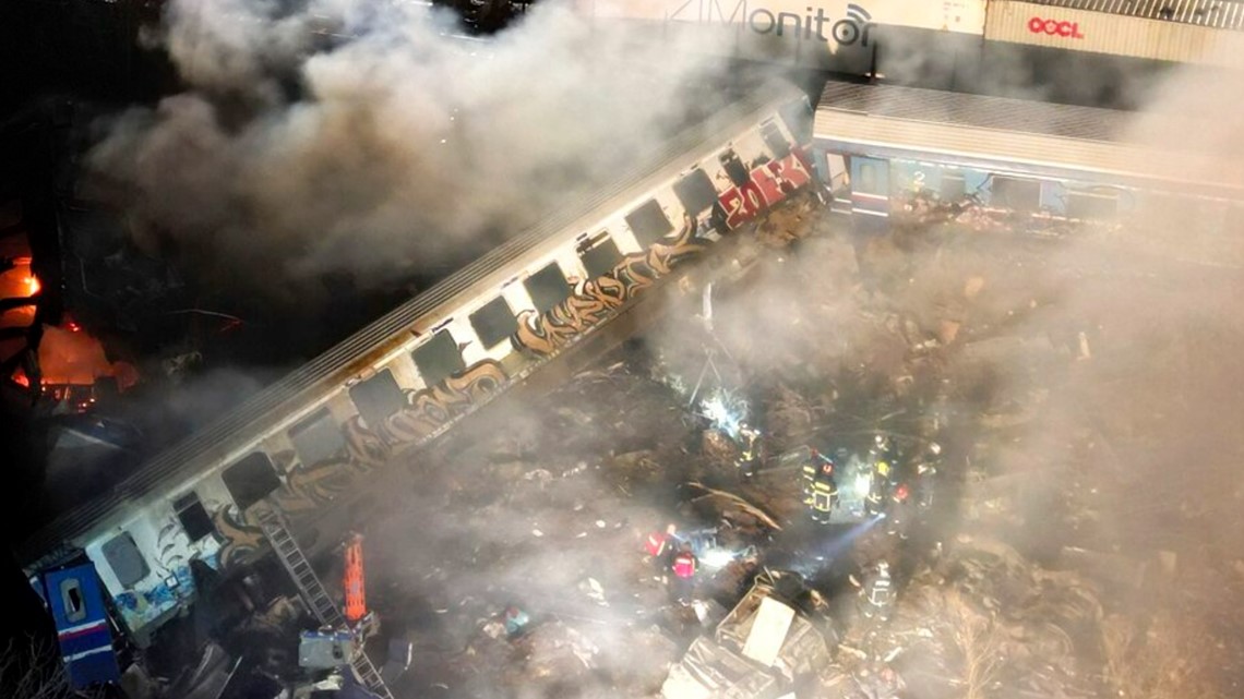 Greece train crash: At least 32 killed, dozens hurt - Vimarsana News