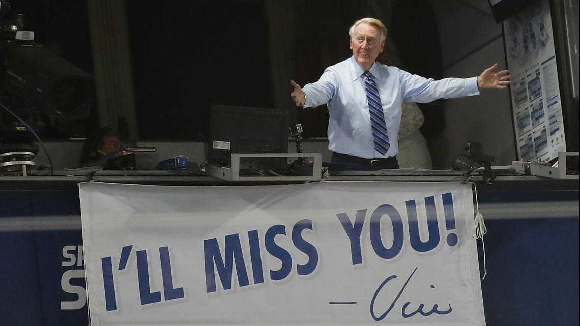 Los Angeles Dodgers broadcaster Vin Scully has died at 94 | khou.com