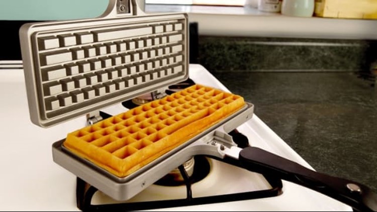 american flip over waffle maker
