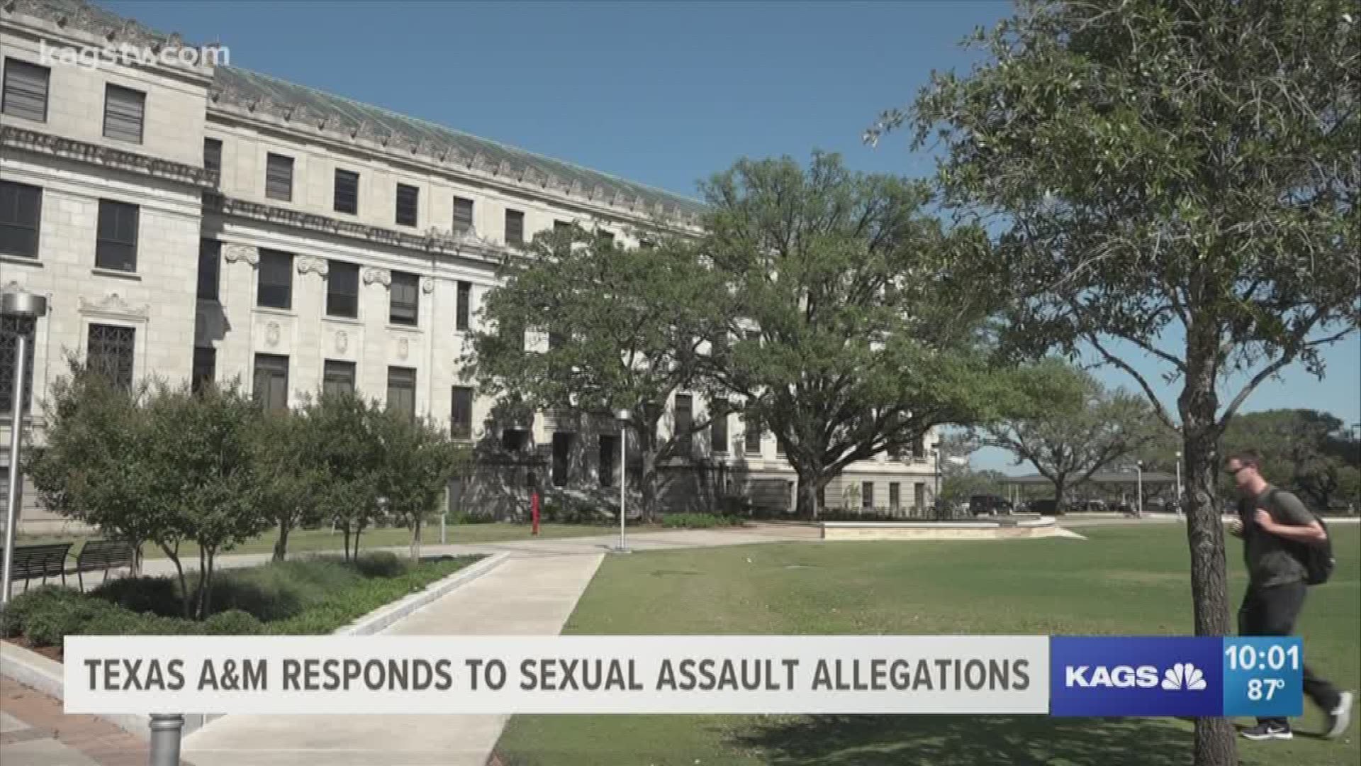 Tonight we have new details on the case regarding a Texas A&M student alleging her rapist is being allowed back on the men's swimming and diving team.