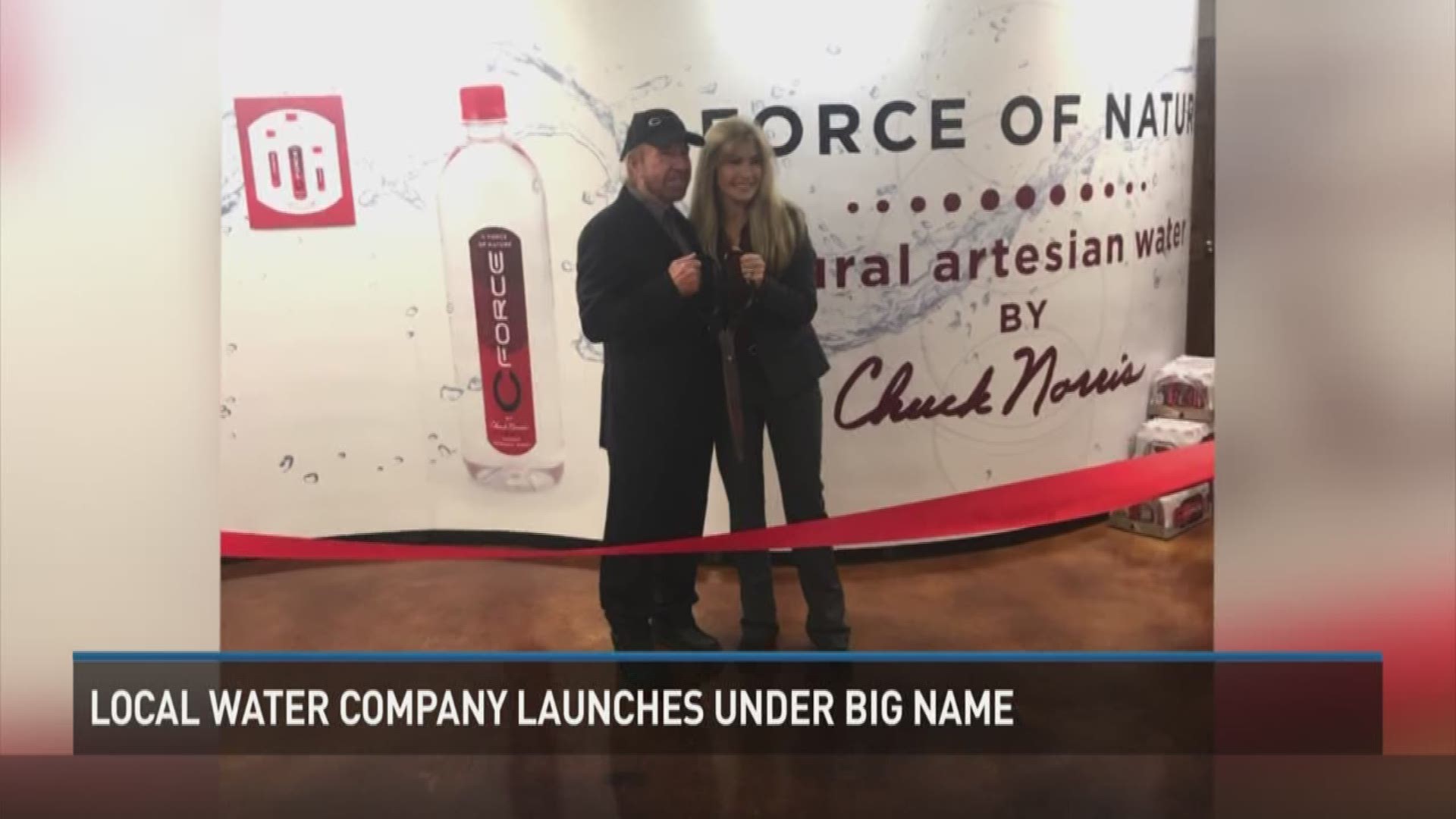 Chuck Norris endorses a Navasota water company