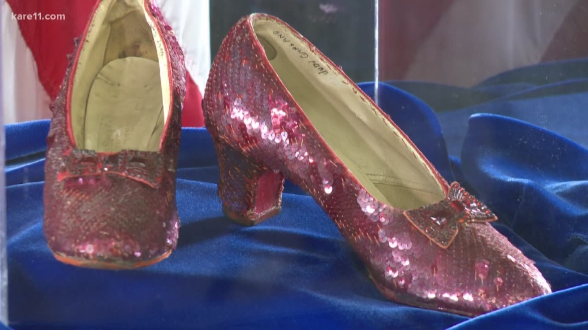 After more than a decade of searching, a pair of ruby slippers stolen from the Judy Garland Museum in Grand Rapids has been found. https://kare11.tv/2oE6uHL