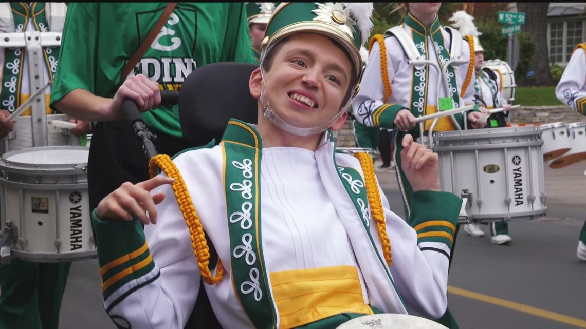Edina marching band makes room for a special member - Vimarsana News
