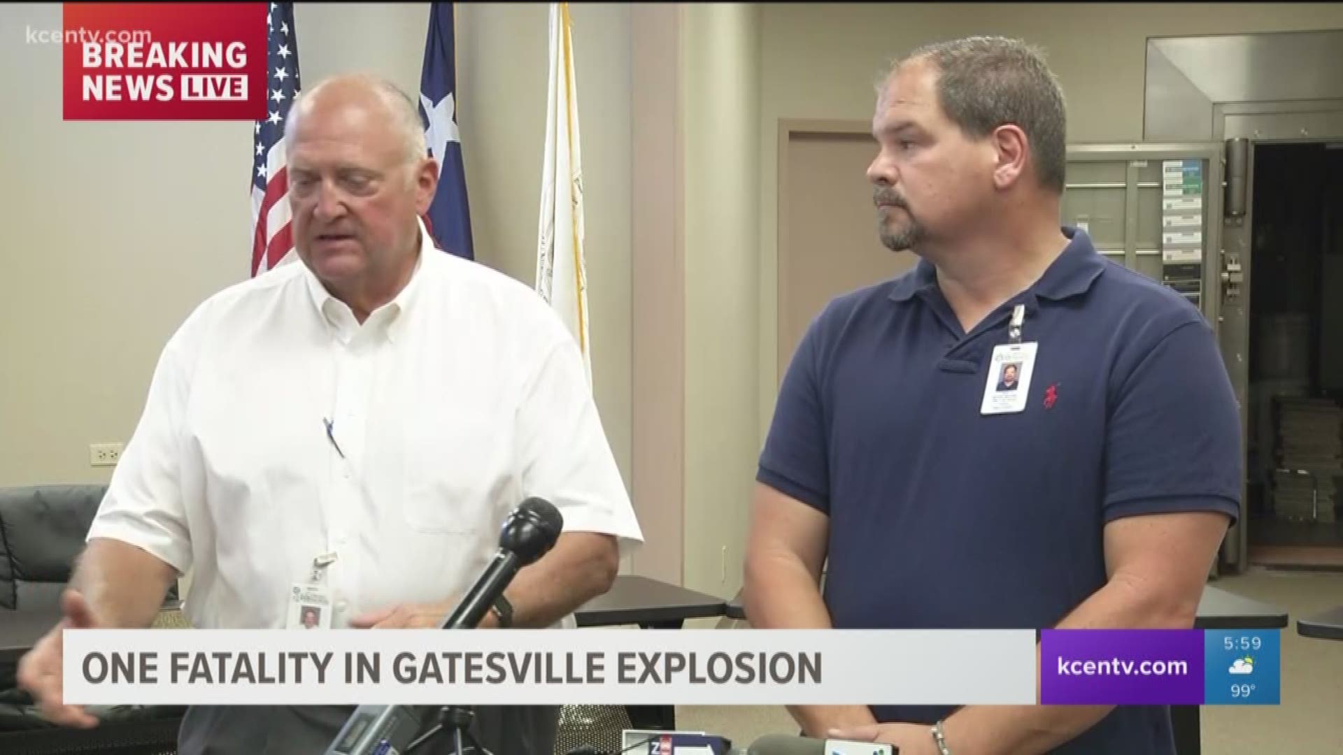 Hospital personnel described the explosion at Coryell Memorial Hospital as a 'tremendous blast.'