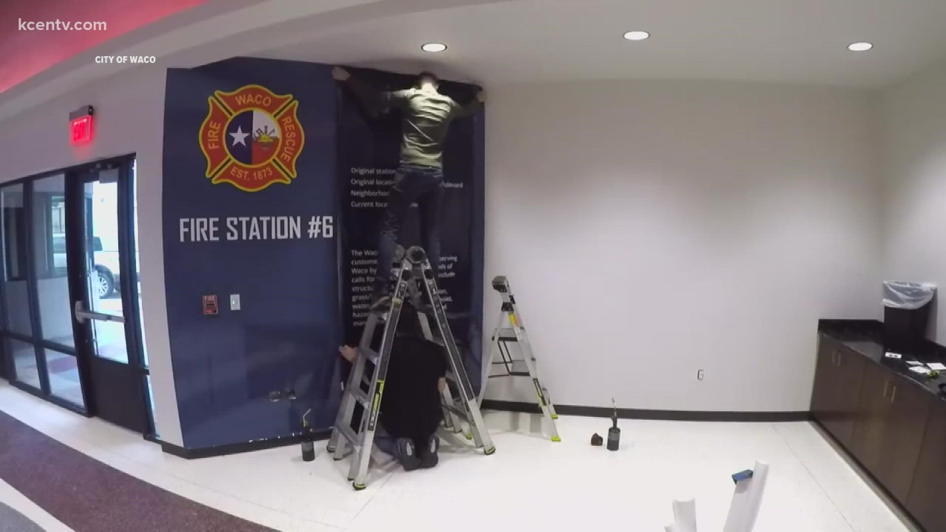 The city of Waco gears up for the opening of its new fire station Waco Fire Station No. 6 .