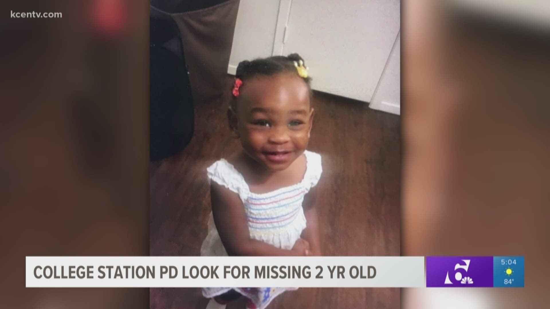 2-year-old Hazana Anderson was last seen Sunday morning at Gabbard Park.