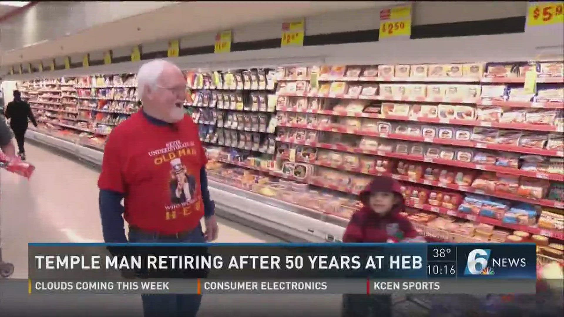 Temple man retiring after 50 years at HEB