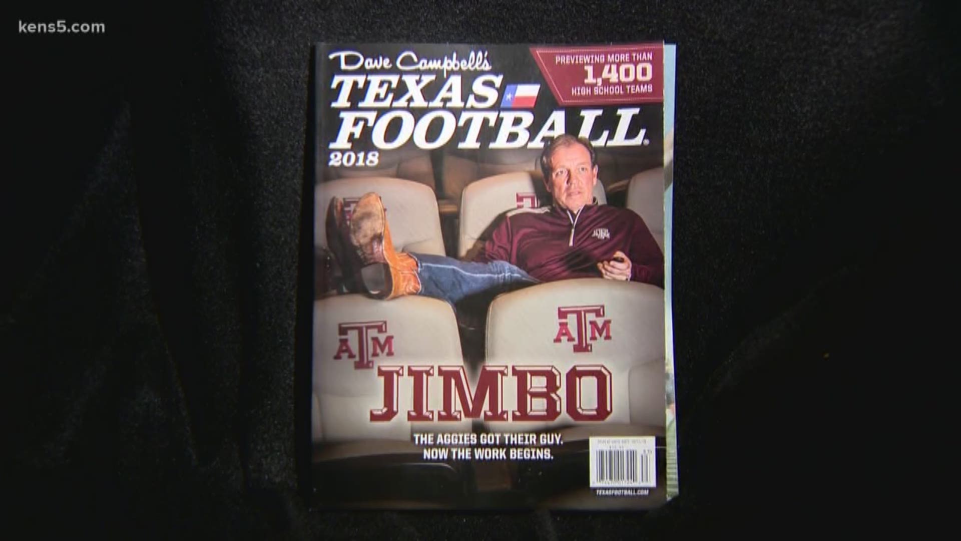 For Texas A&M fans the football season cannot begin soon enough, that is all due to the fact that Jimbo Fisher is the head coach. He has caused quite a stir across the state of Texas, in fact he is the cover model for the Dave Campbell Texas football maga