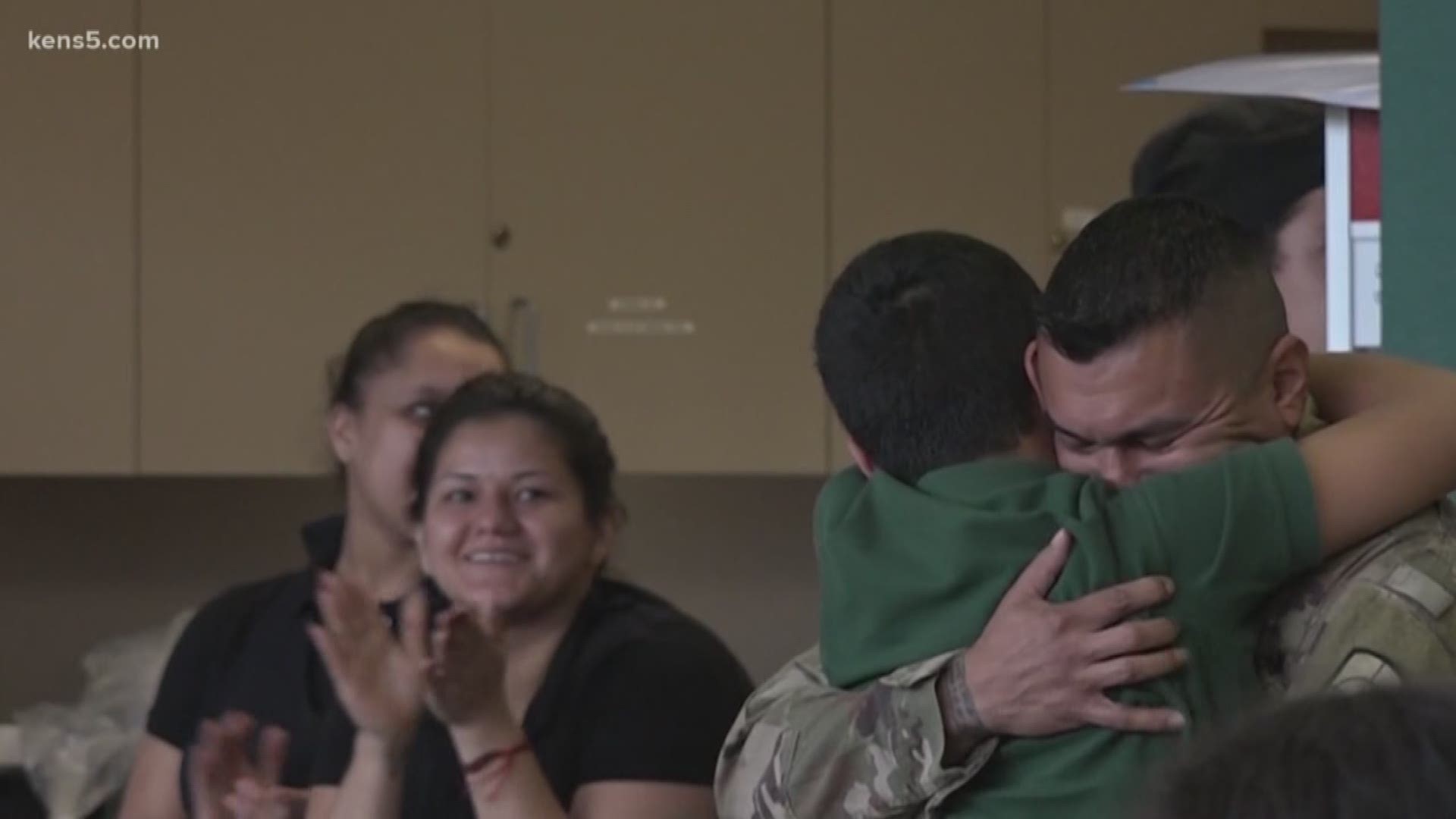 Soldier returns from deployment, reunites with son days before hi ...