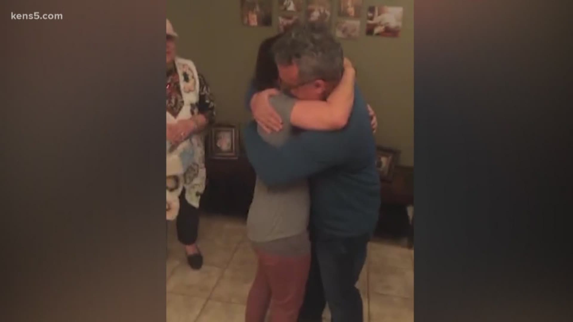 A San Antonio woman meets her biological father for the first time and it is captured on camera. The heart-warming scene came after months of searching, praying, and dead ends. Digital journalist Nia Wesley captured the emotional moment.