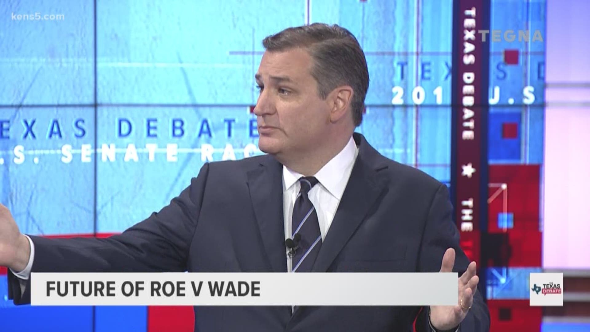 Sen. Ted Cruz says every life is a gift from God and says that he's pro-life while O'Rourke's stance as "extreme pro-abortion" doesn't represent Texas.