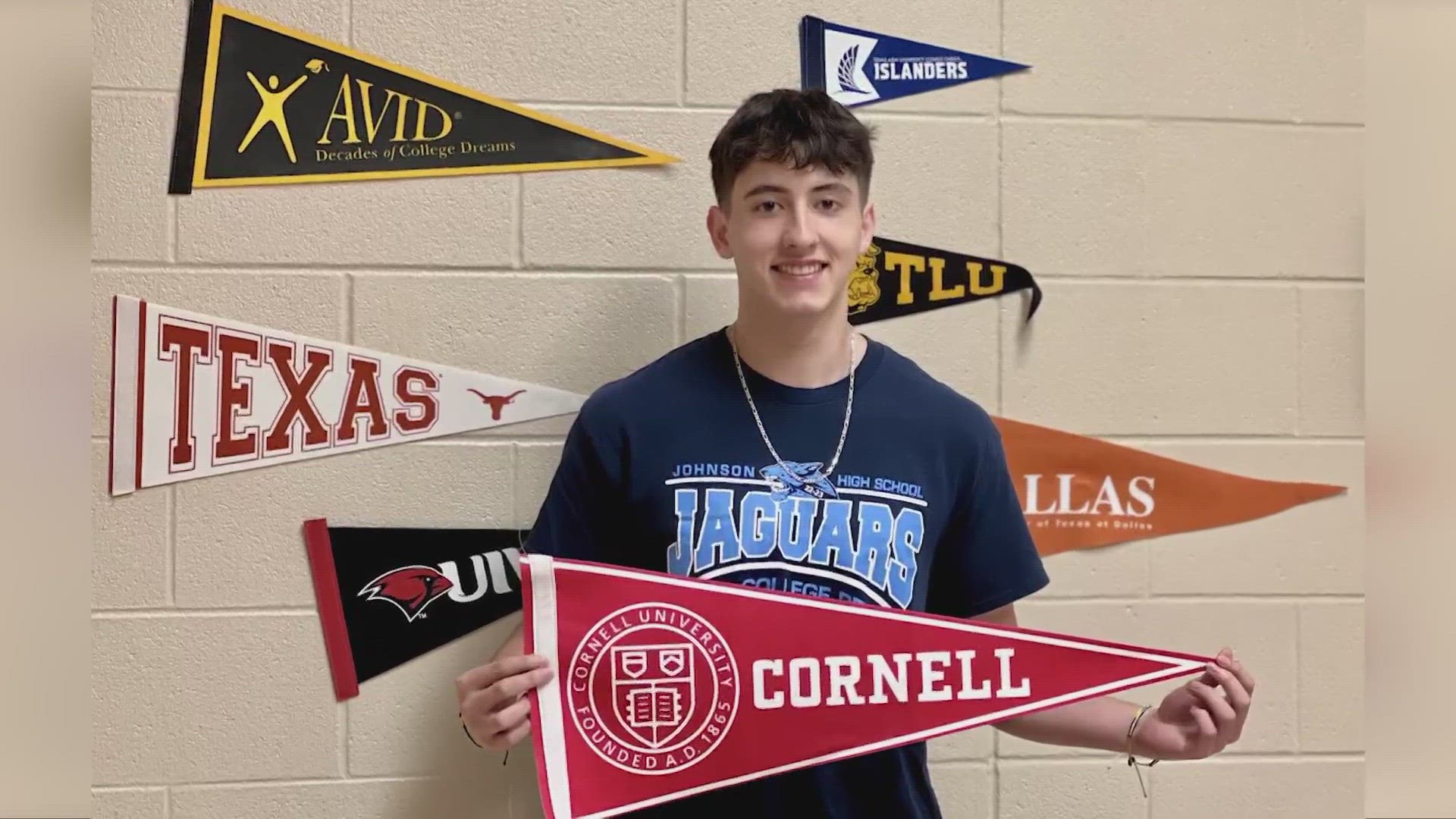 The NEISD student is set to be the first in his family to attend college.