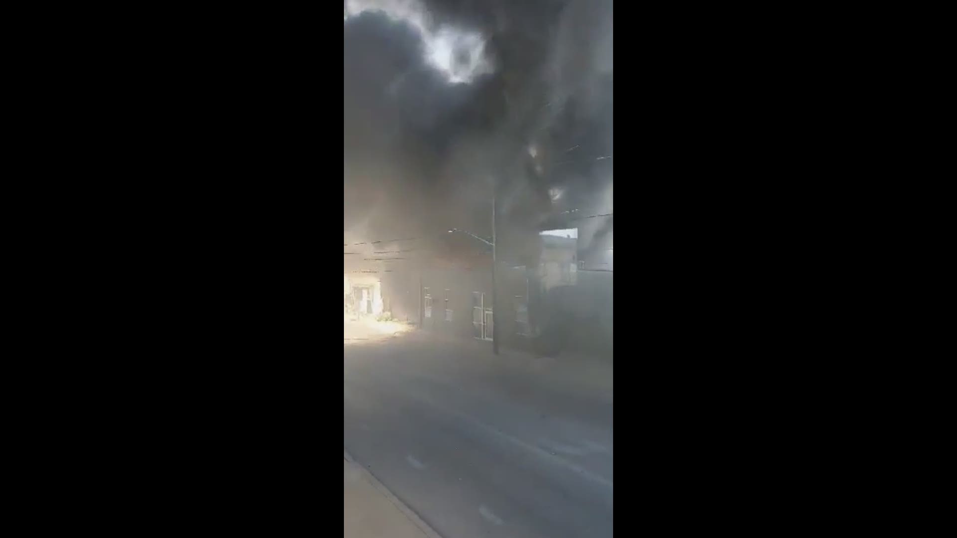 San Antonio firefighters battling large fire in downtown area