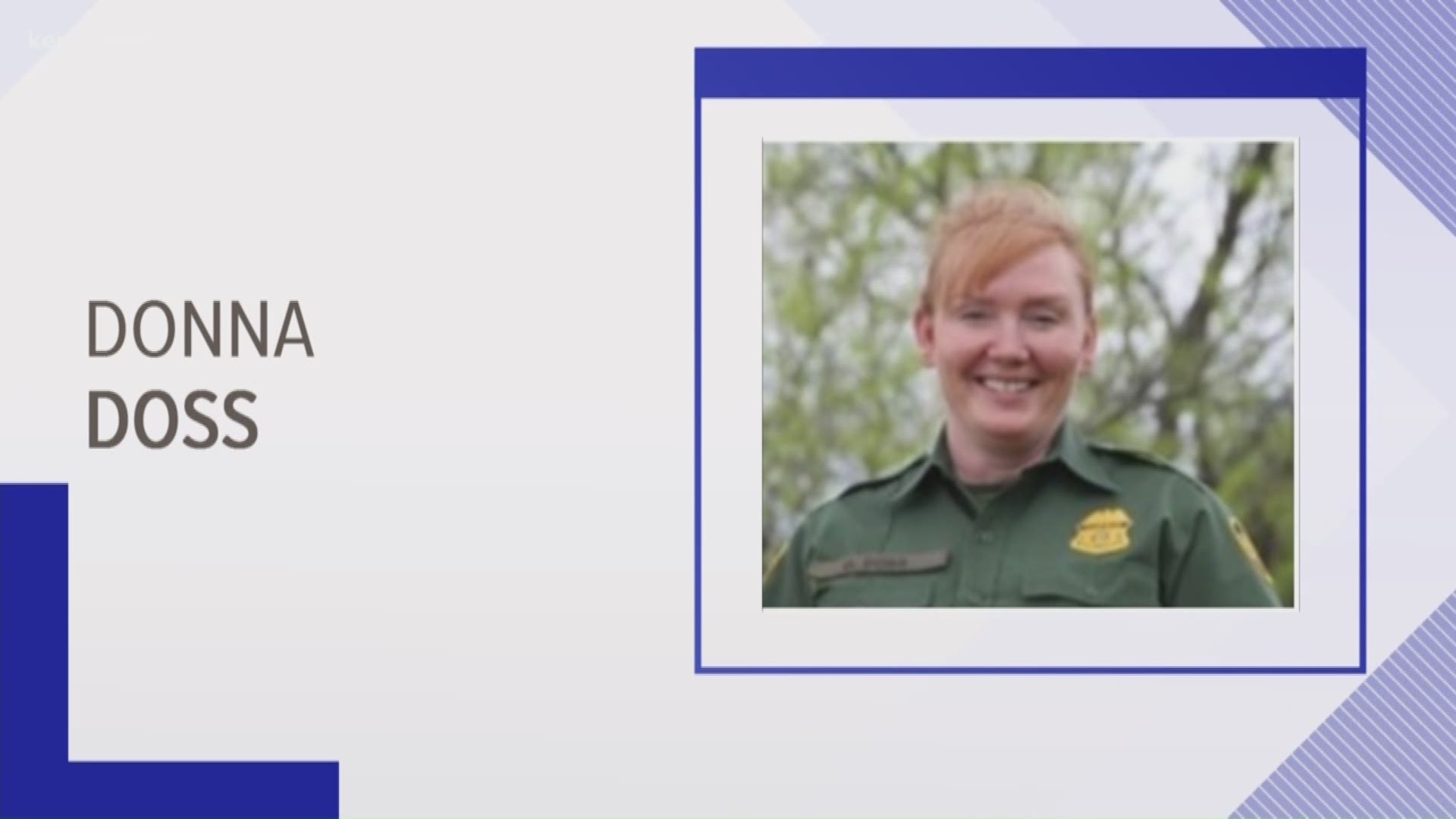 Agent Donna Doss served with Border Patrol for 16 years.