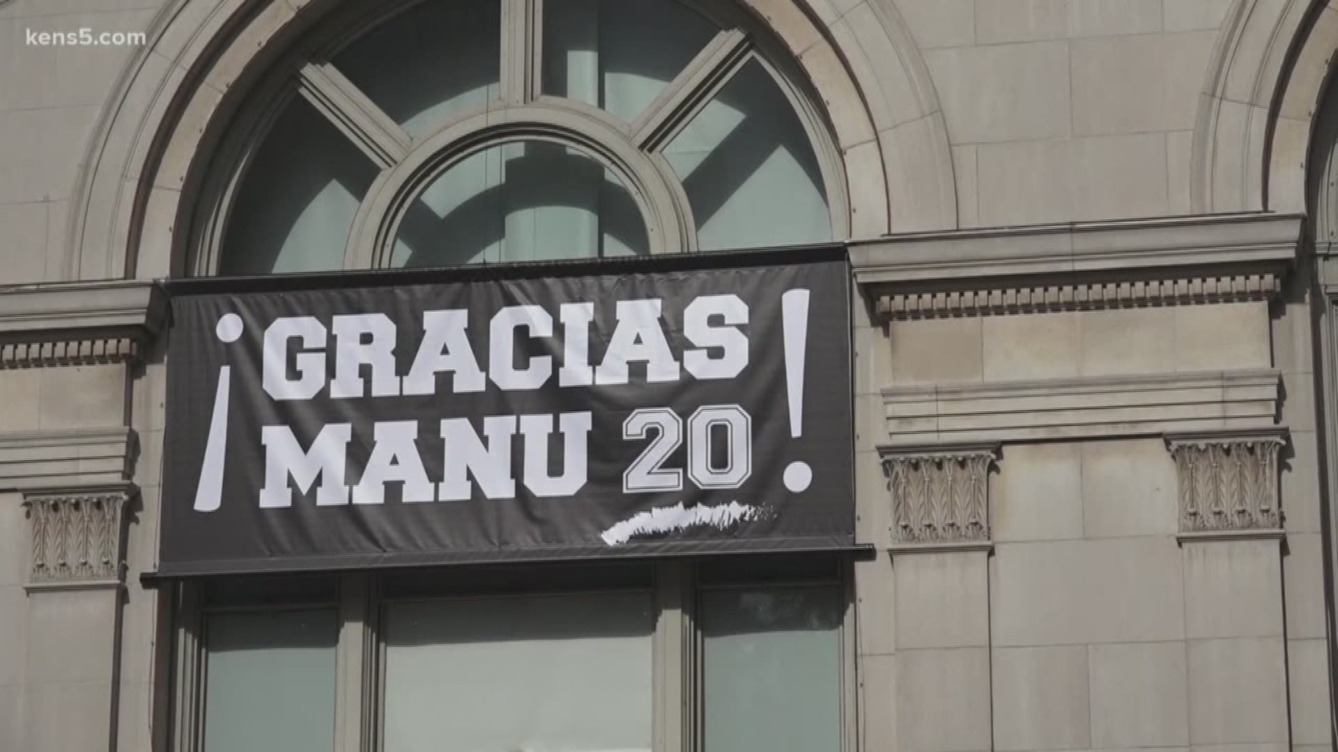 All over San Antonio, people are celebrating Manu Ginobili Day