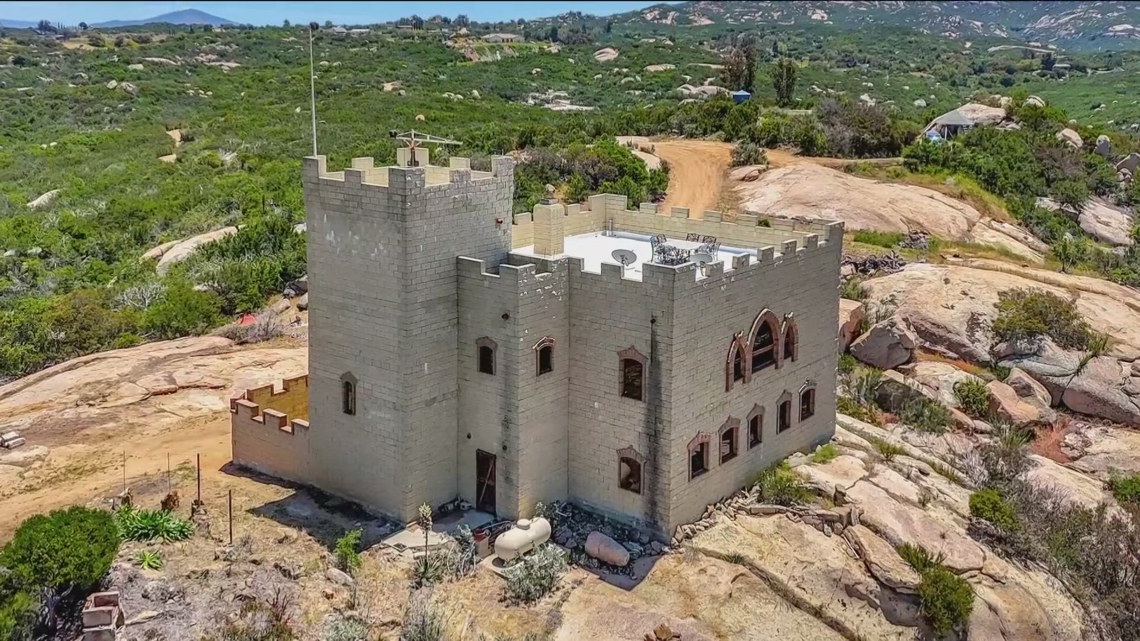 Inside the castle for sale in Southern California for $1.25M