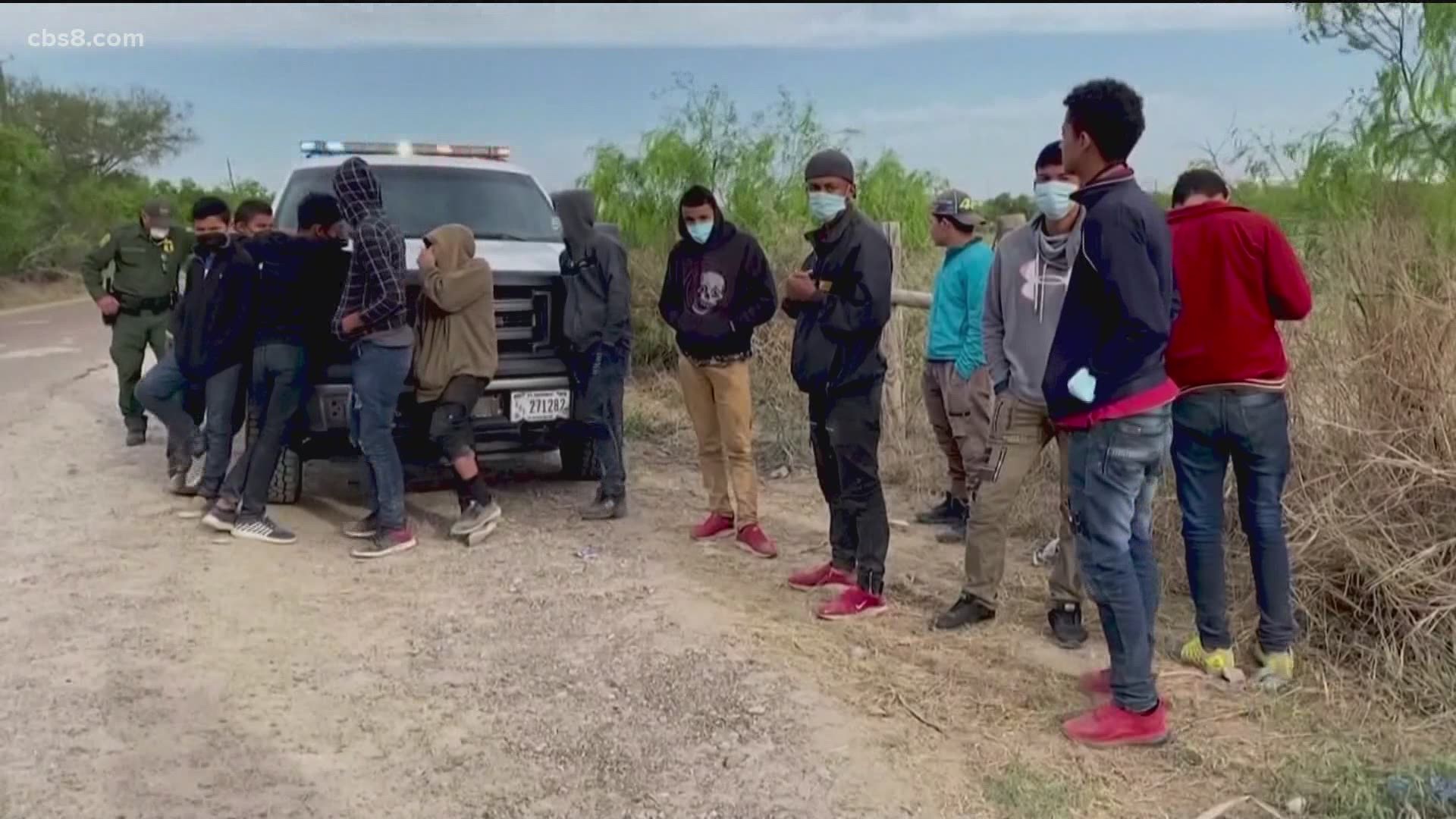The Dept. of Homeland Security says the number of illegal border crossings is on pace to hit a 20 year peak.