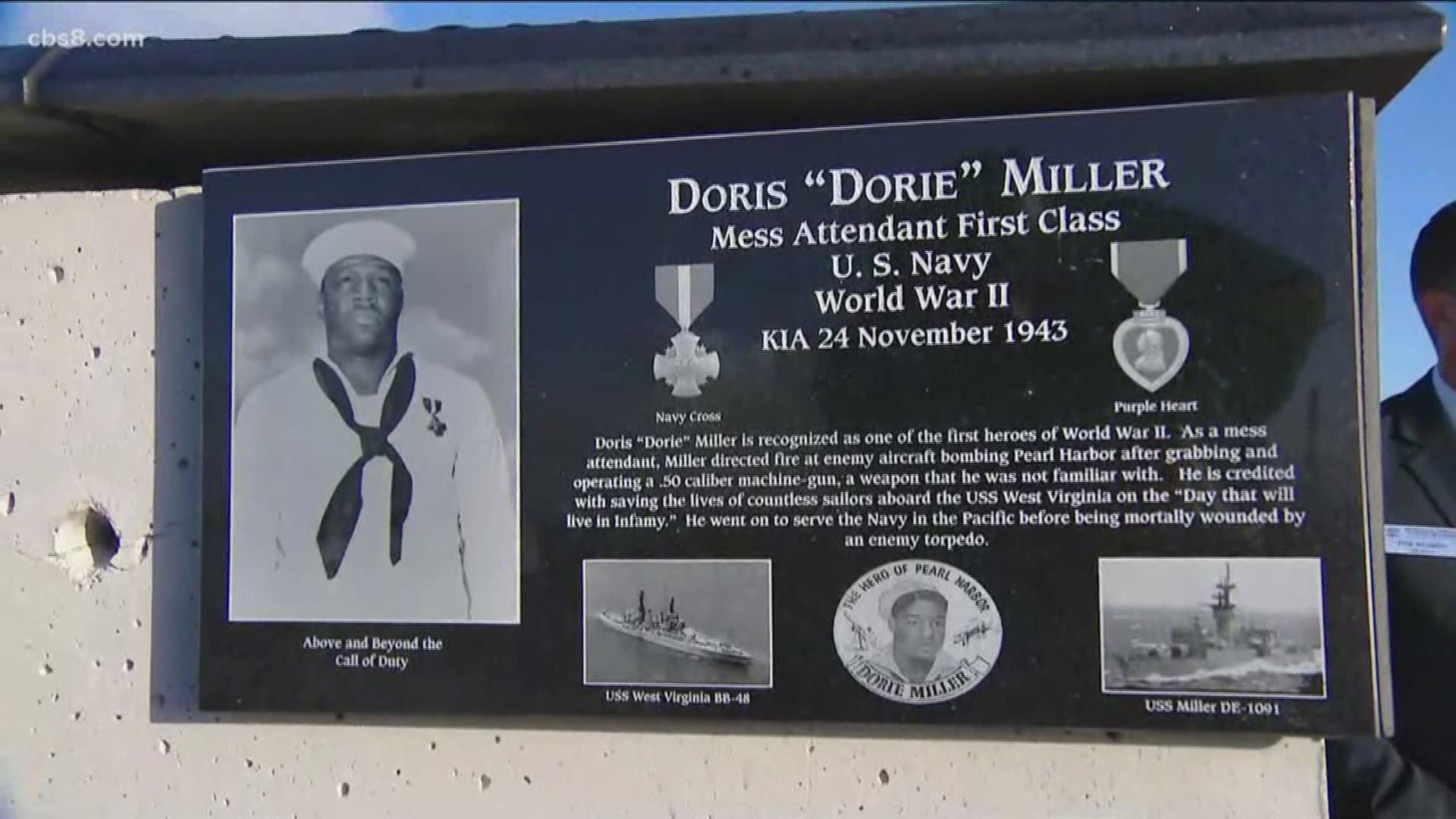 During the attack on Pearl Harbor, Doris Miller manned anti-aircraft guns without any training and helped the wounded.