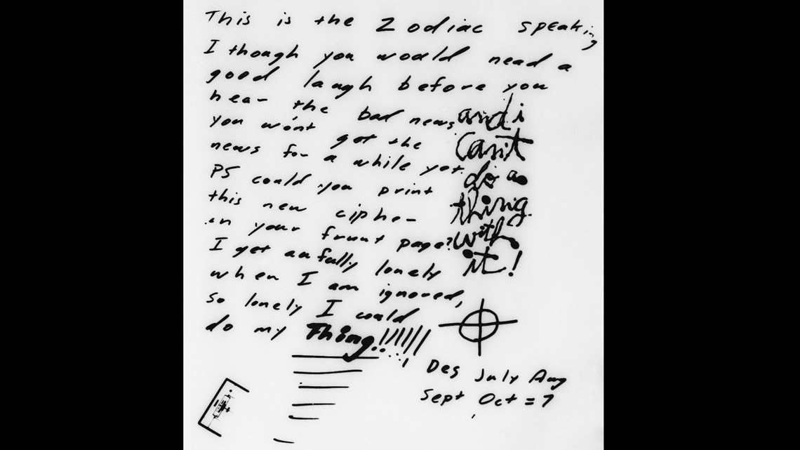 51 Year Old Zodiac Killer Cipher Decoded Khou Com