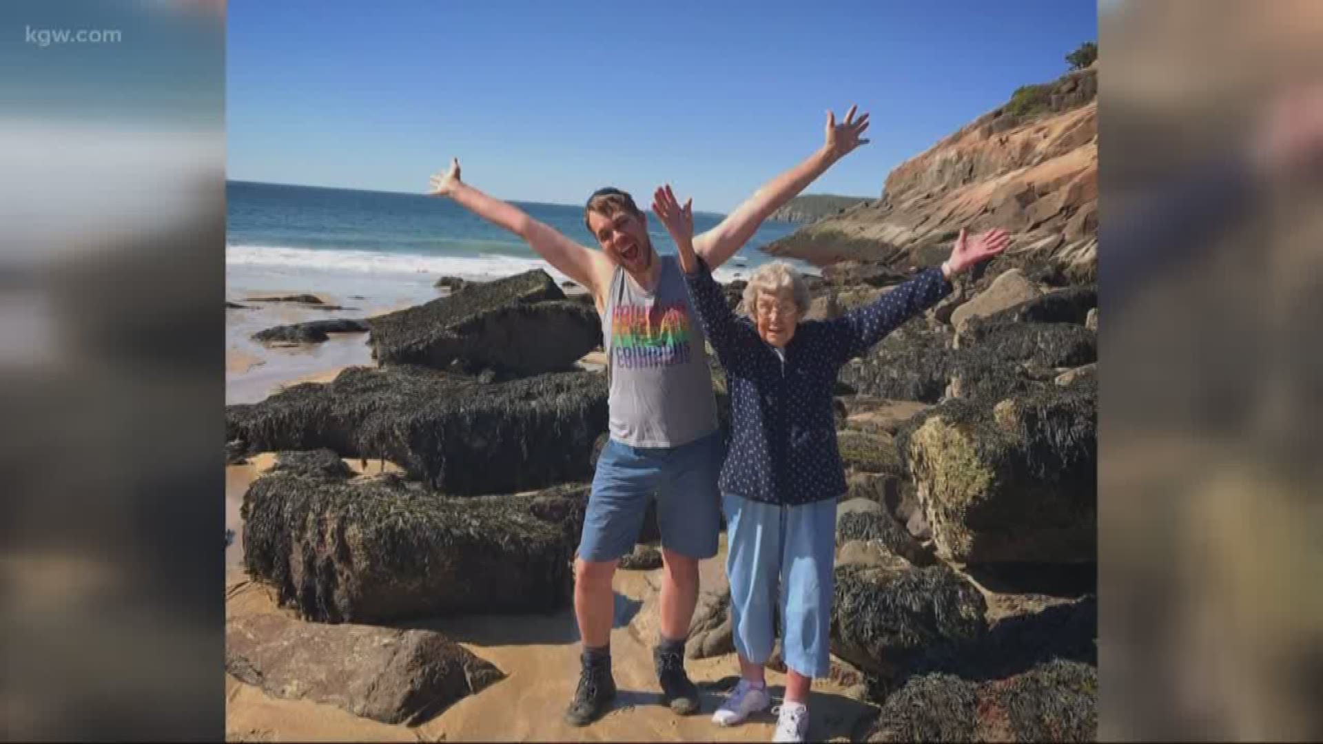 Brad Ryan is taking his 89-year-old grandmother Joy to all 61 US national parks. The pair stopped by Portland, Ore. in October right before heading out to California