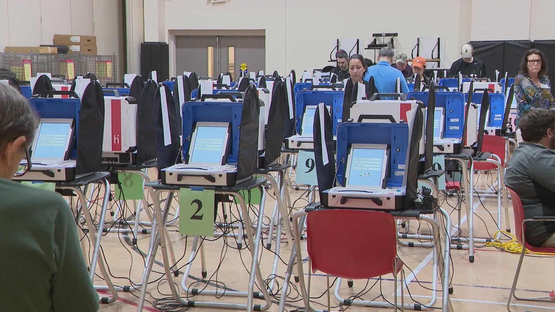 Out of 2.5 million registered voters in Harris County, just over 200,000 voted early.