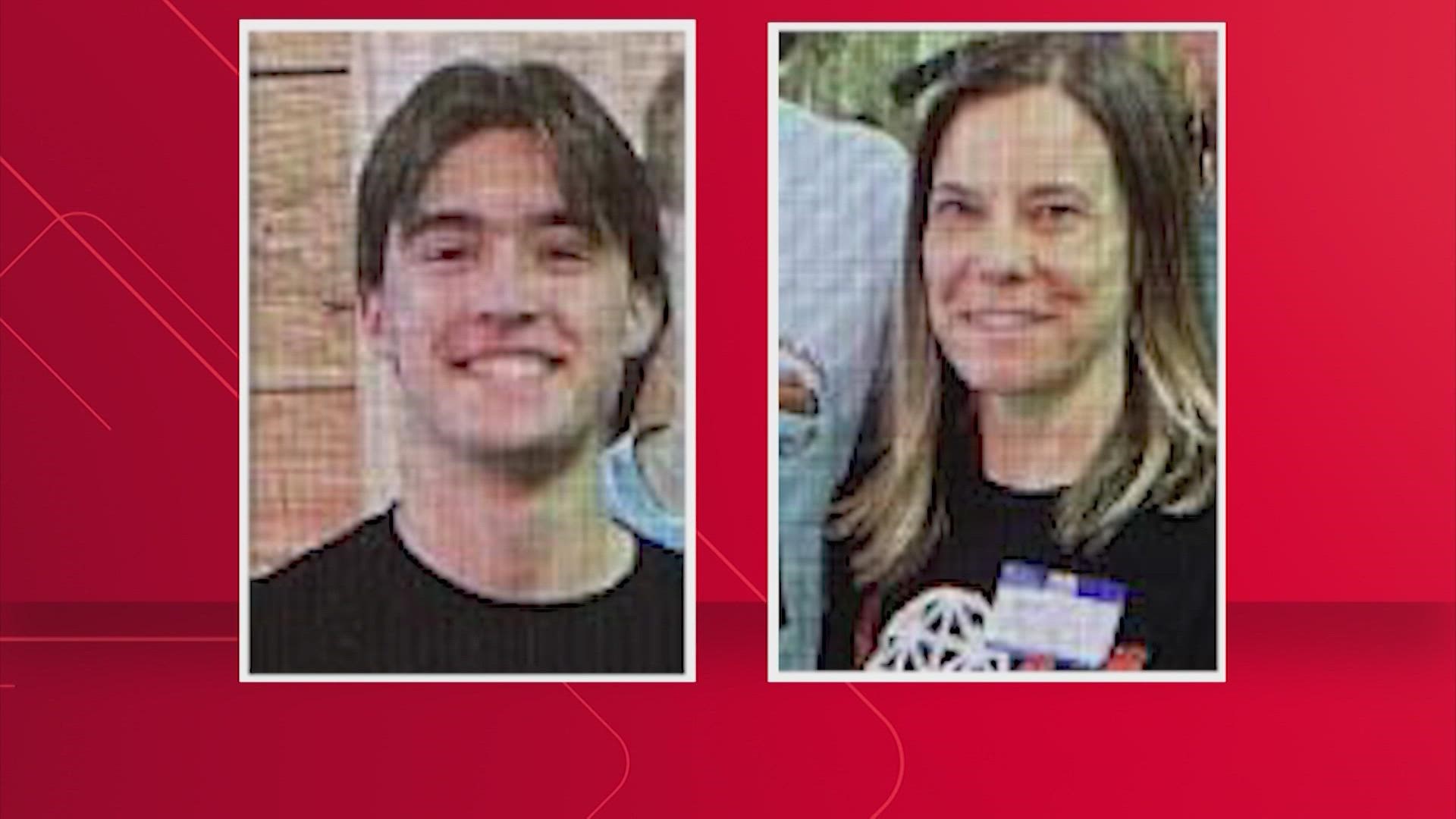 Officials say Tyler, 17, and Michelle Roenz, 49, were last seen on Birch Arbor Court, which is in the Fall Creek neighborhood in Humble.