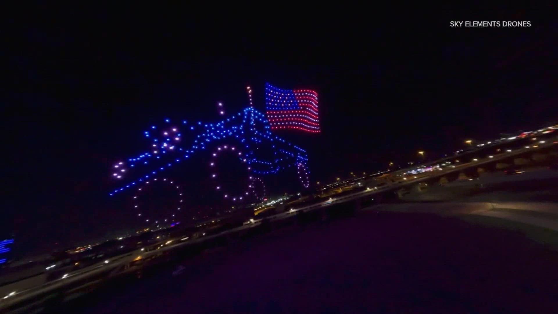 Galveston Fourth of July drone show