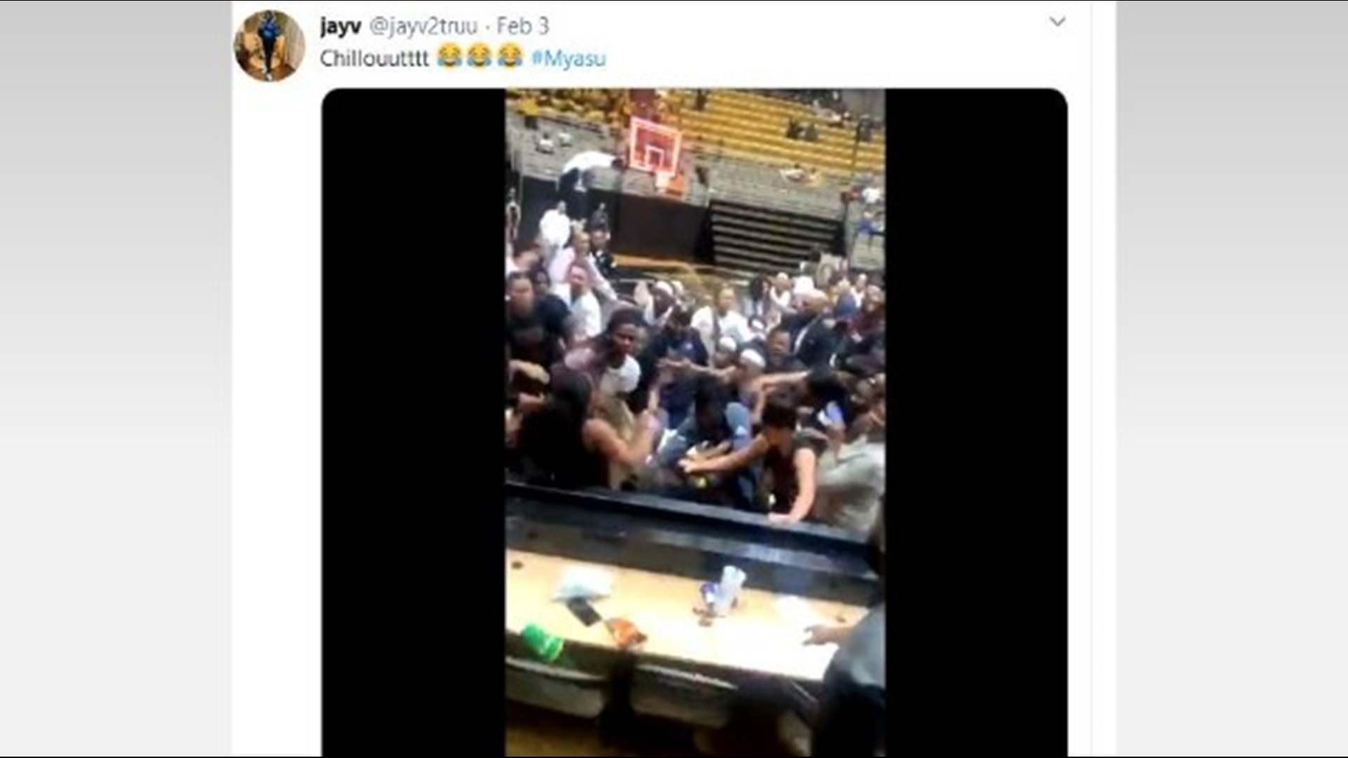 Basketball brawl Texas Southern, Alabama State women fight