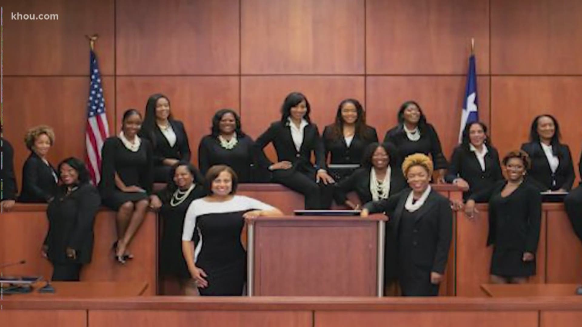 17 African-American women are making history in Harris County when they're sworn in as judges.