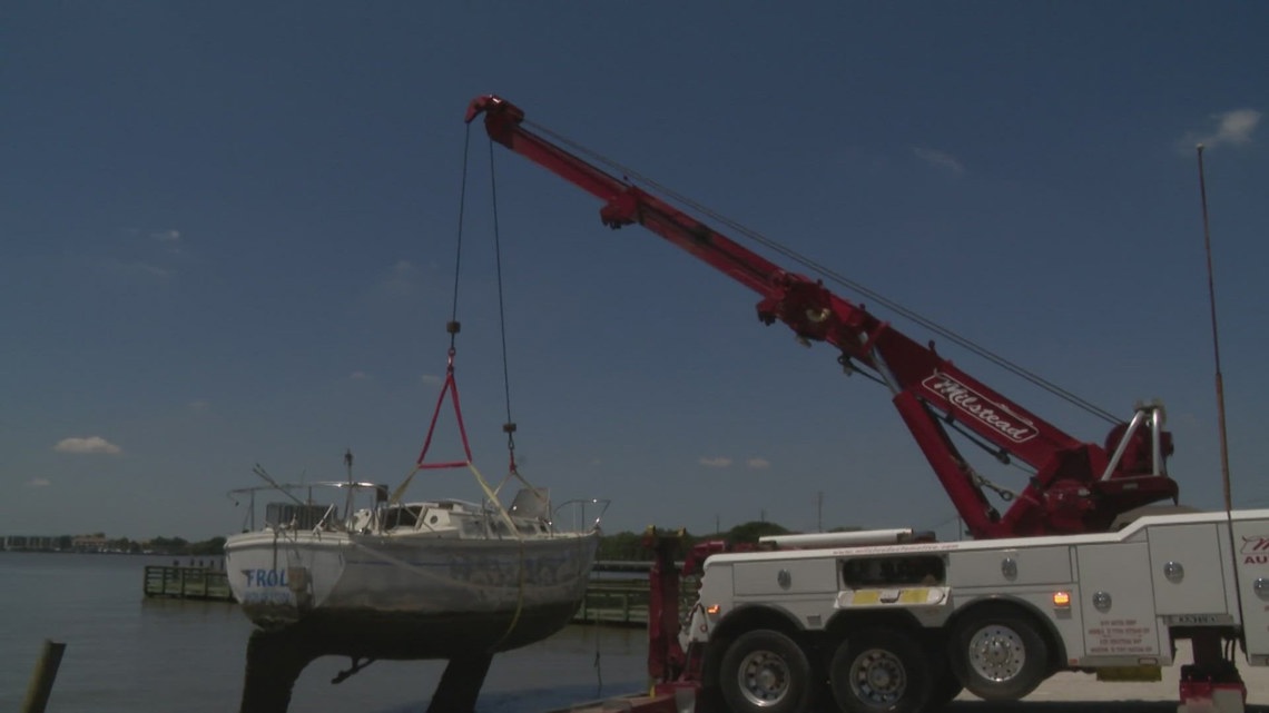 Clear Lake derelict vessel removal efforts aim to create safer conditions