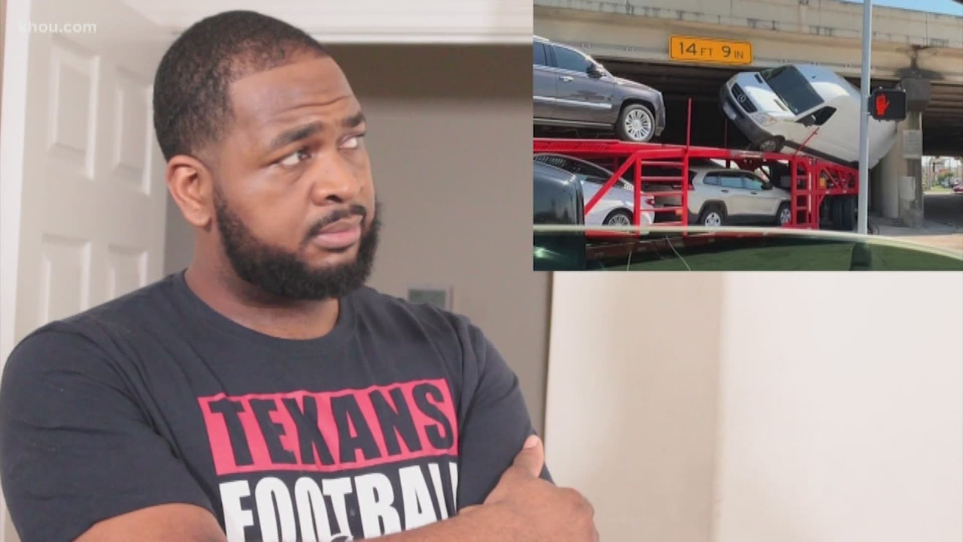 Houston drivers can definitely get a bad wrap, and one truck driver didn't help that reputation recently.
Chinedu Ogu has the unbelievable video.