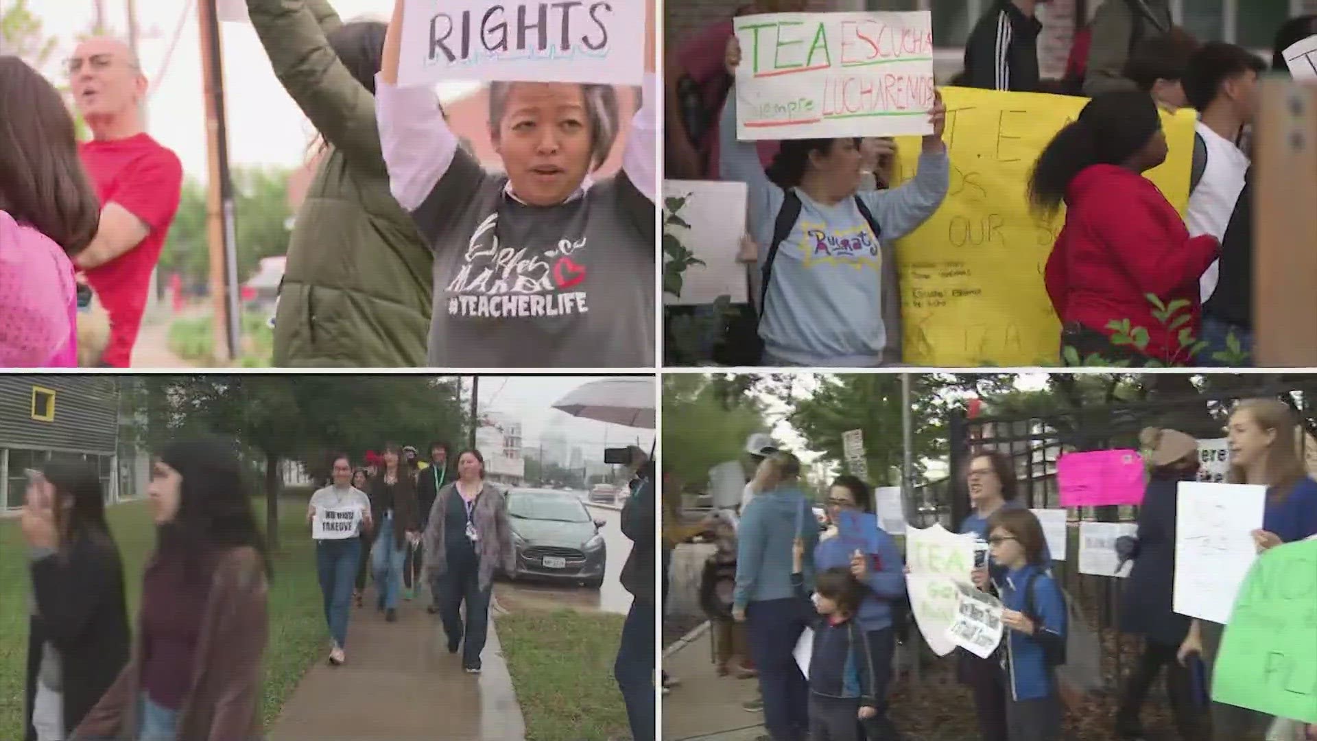 These walkouts come just one day after TEA Commissioner Mike Morath met with HISD principals and the day applications for the new board of managers were due.