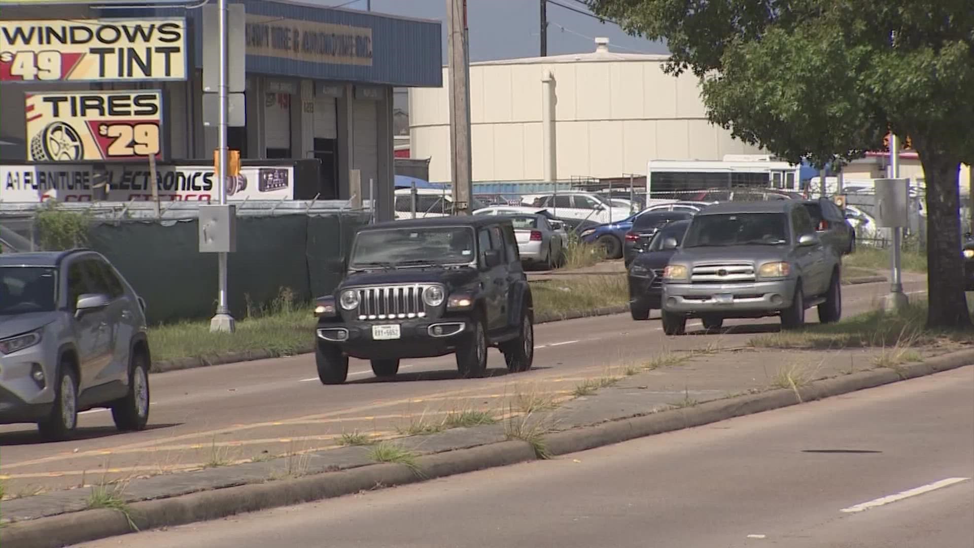 A 16-year-old died after he was struck in a hit-and-run crash while being chased by a dog Tuesday night, according to Harris County Sheriff Ed Gonzalez.