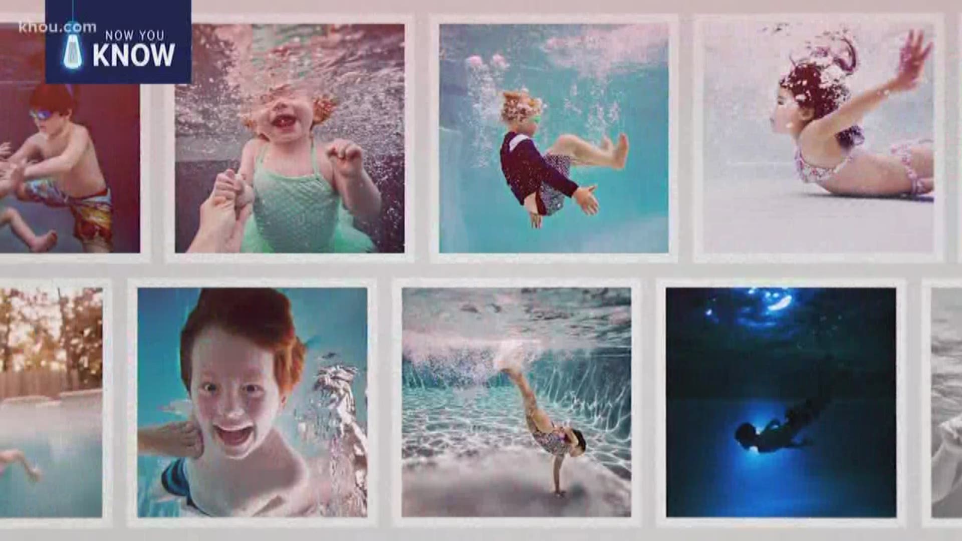 There are countless photographers in Houston who can provide beautiful family portraits. However, a woman in Spring offers her clients something rare: underwater portraits.